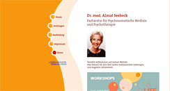 Desktop Screenshot of dr-almut-seebeck.de